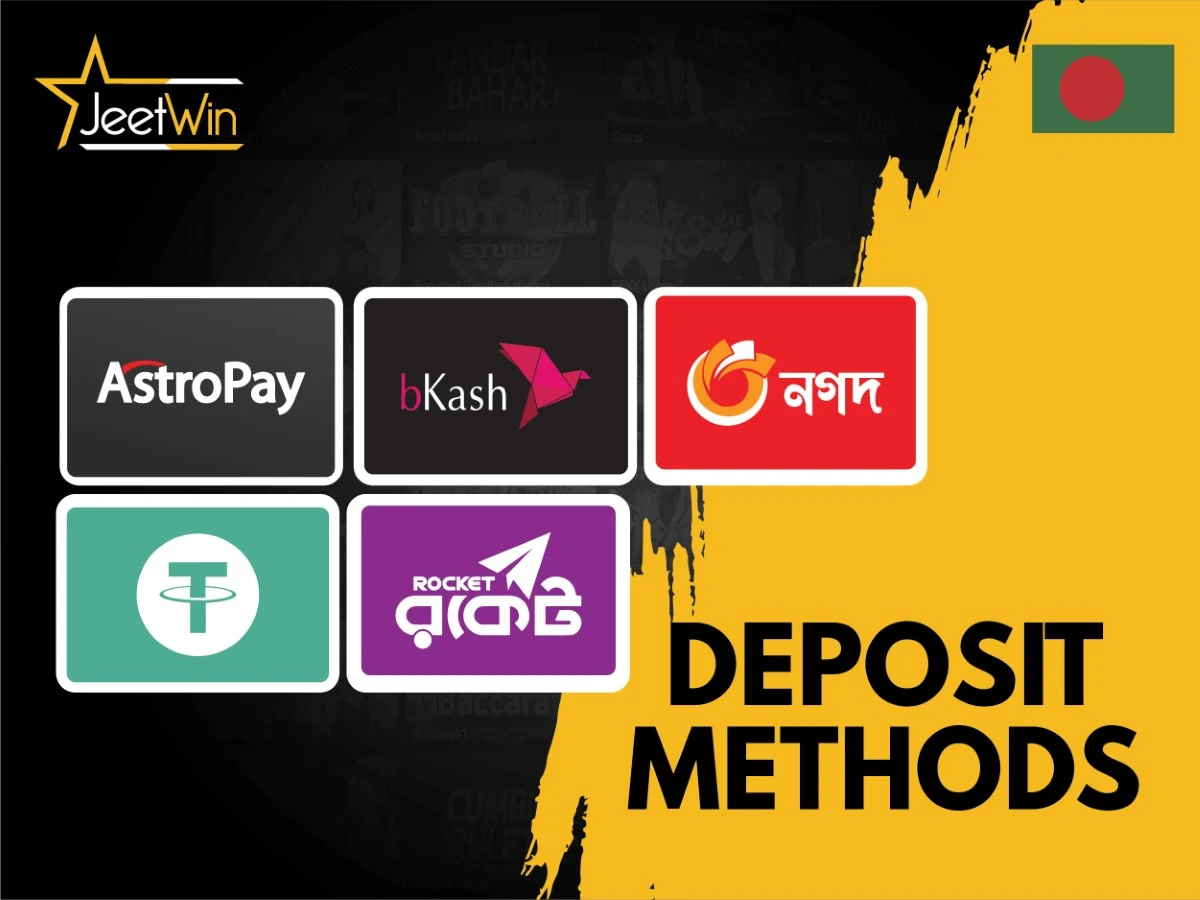 Jeetwin deposit methods
