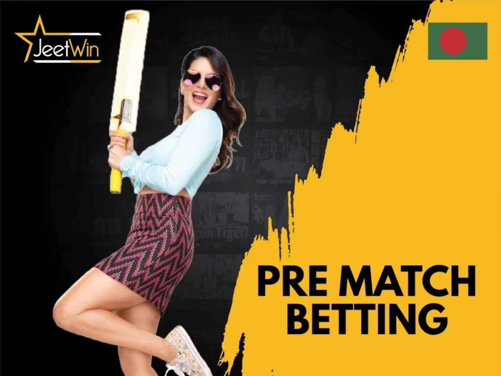 Pre match betting at Jeeting betting exchange